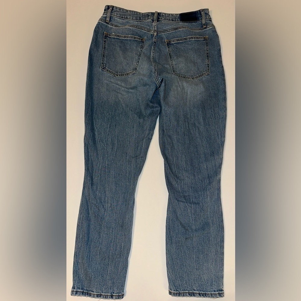 Abercrombie & Fitch Curve Love High Rise Skinny Jeans Women’s 10 Blue Stretch - Picture 6 of 8
